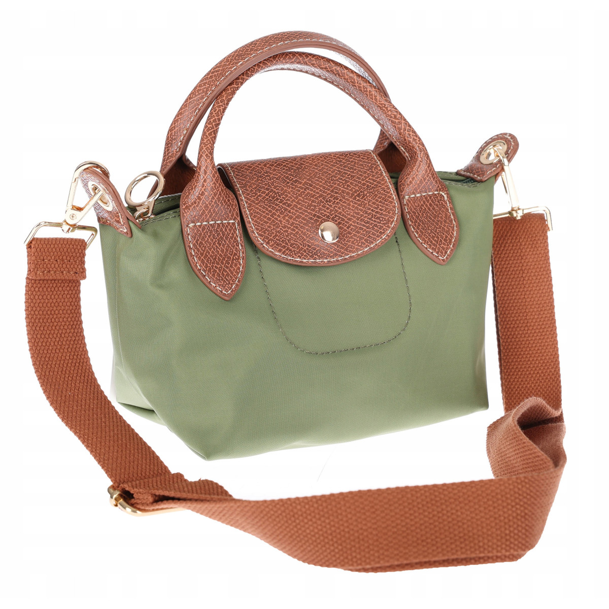 Torebka damska MINI shopper listonoszka mała na ramię modna 2309 Zielona