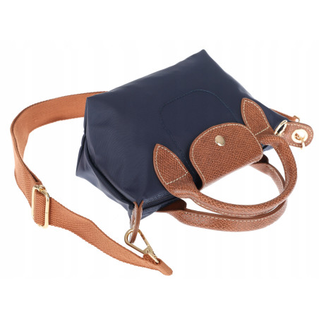 Torebka damska MINI shopper listonoszka mała na ramię modna 2309 Granataowa