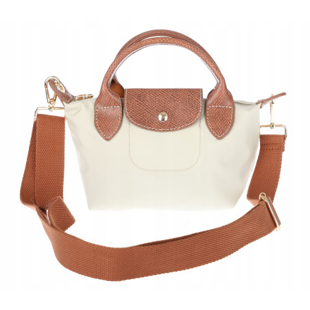 Torebka damska MINI shopper listonoszka mała na ramię modna 2309 Beżowa