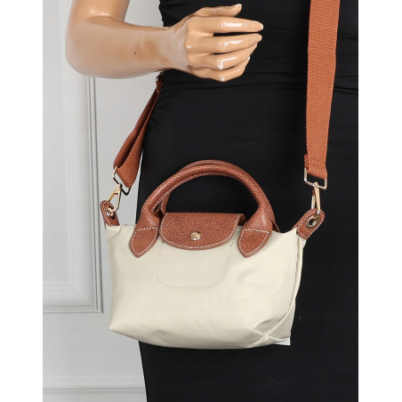 Torebka damska MINI shopper listonoszka mała na ramię modna 2309 Beżowa