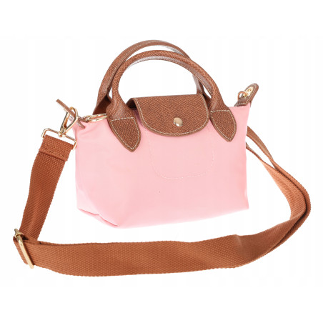 Torebka damska MINI shopper listonoszka mała na ramię modna 2309 Różowa