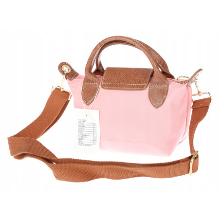 Torebka damska MINI shopper listonoszka mała na ramię modna 2309 Różowa