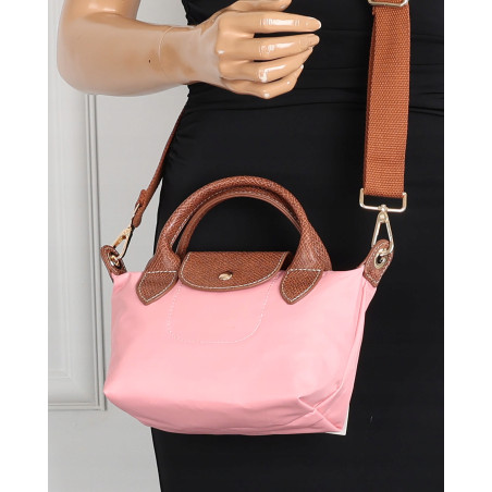 Torebka damska MINI shopper listonoszka mała na ramię modna 2309 Różowa