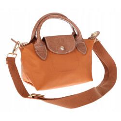 Torebka damska MINI shopper listonoszka mała na ramię modna 2309 Brązowa