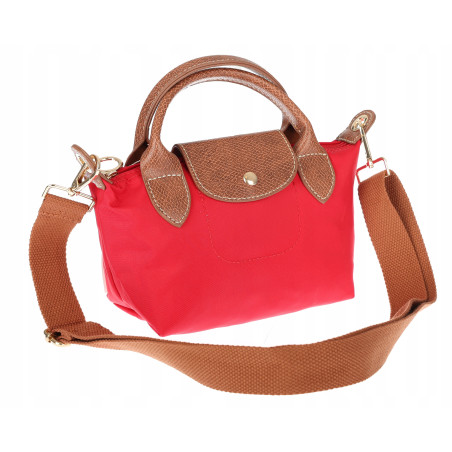 Torebka damska MINI shopper listonoszka mała na ramię modna 2309 Czerwona