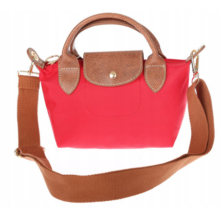 Torebka damska MINI shopper listonoszka mała na ramię modna 2309 Czerwona