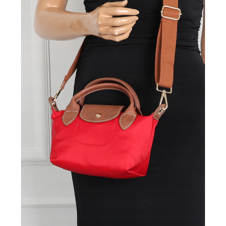 Torebka damska MINI shopper listonoszka mała na ramię modna 2309 Czerwona