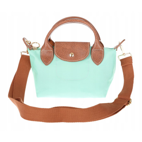 Torebka damska MINI shopper listonoszka mała na ramię modna 2309 Miętowa