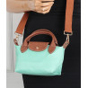 Torebka damska MINI shopper listonoszka mała na ramię modna 2309 Miętowa