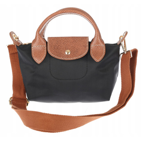 Torebka damska MINI shopper listonoszka mała na ramię modna 2309 Czarna