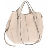 Torebka Damska Shopperka łódka Pojemna Duża Torba zamszowa B813 Beżowa