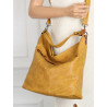Torebka Damska Shopper Modna Listonoszka Worek na Ramię BP57730 Żółta