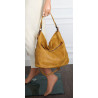 Torebka Damska Shopper Modna Listonoszka Worek na Ramię BP57730 Żółta