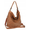Torebka Damska Shopper Modna Listonoszka Worek na Ramię BP57730 Brązowa
