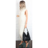 Torebka Damska Shopper Modna Listonoszka Worek na Ramię BP57730 Czarna