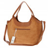 Torebka zamszowa damska shopper Listonoszka modna elegancka CM9871 Brązowa