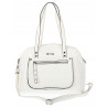 Elegancka torebka damska SWEET YEARS A4 pojemna eko skóra pasek 4104 Biała