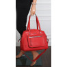 Elegancka torebka damska SWEET YEARS A4 eko skóra pasek 4104 Czerwona