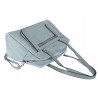 Elegancka torebka damska SWEET YEARS A4 eko skóra pasek 4104 Niebieska