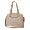 Elegancka torebka damska SWEET YEARS A4 eko skóra pasek 4104 Beżowa