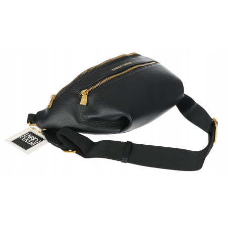 Torebka Damska nerka Listonoszka włoskiej marki Enrico Coveri EC2151 Czarna