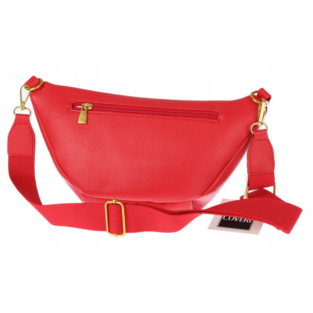 Torebka Damska Listonoszka włoskiej marki Enrico Coveri EC2151 Czerwona