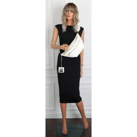 Torebka Damska nerka Listonoszka włoskiej marki Enrico Coveri EC2151 Biała