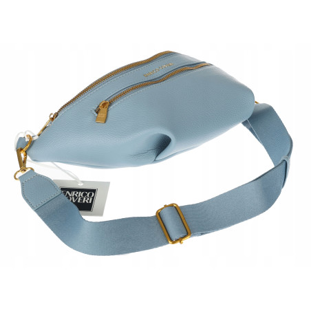 Torebka Damska Listonoszka włoskiej marki Enrico Coveri EC2151 Niebieska