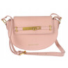 Torebka damska Pojemna Mała Listonoszka Miejska na Ramię EC3223 Różowa