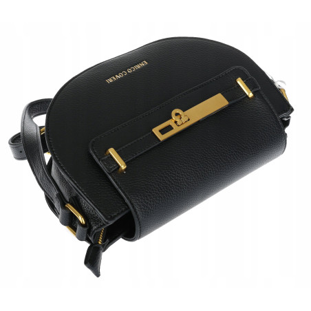 Torebka damska Pojemna Mała Listonoszka Miejska na Ramię EC3223 Czarna