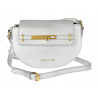 Torebka damska Pojemna Mała Listonoszka Miejska na Ramię EC3223 Srebrna