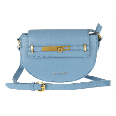 Torebka damska Pojemna Mała Listonoszka Miejska na Ramię EC3223 Niebieska