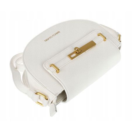 Torebka damska Pojemna Mała Modna Listonoszka Miejska na Ramię EC3223 Biała