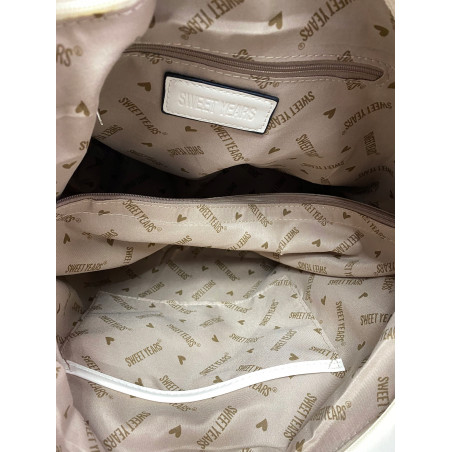 Torebka Damska Shopper WOREK Modna Listonoszka A4 Pojemna 4103 Niebieska