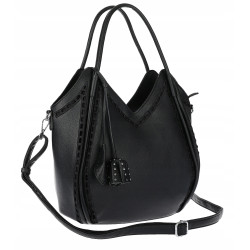 Torebka Damska kuferek shopper elegancka pojemna modna torba MC602 Czarna