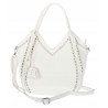Torebka Damska kuferek shopper elegancka pojemna modna torba MC602 Biała