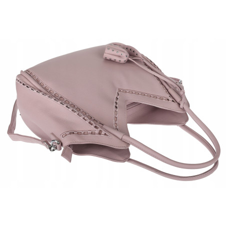 Torebka Damska kuferek shopper elegancka pojemna duża torba MC602 Fioletowa