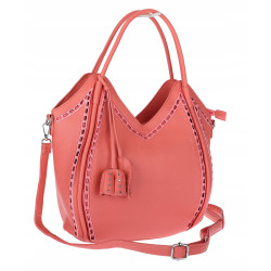 Torebka Damska kuferek shopper elegancka pojemna modna torba MC602 Różowa