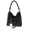 Torebka Damska Listonoszka Shopper Duża A4 Torba na Ramię Worek 0841 Czarna