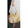 Torebka Damska Listonoszka Shopper Duża A4 Torba na Ramię Worek 0841 Żółta