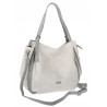 Torebka Damska Listonoszka Modna Duża A4 Torba Shopper Worek 6702 Szara