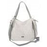 Torebka Damska Listonoszka Modna Duża A4 Torba Shopper Worek 6702 Szara