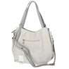 Torebka Damska Listonoszka Modna Duża A4 Torba Shopper Worek 6702 Szara