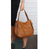Torebka Damska Listonoszka Modna Duża A4 Torba Shopper Worek 6702 Brązowa