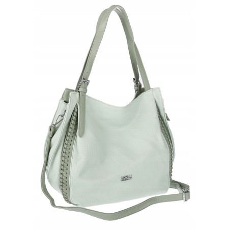 Torebka Damska Listonoszka Modna Duża A4 Torba Shopper Worek 6702 Zielona