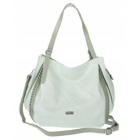 Torebka Damska Listonoszka Modna Duża A4 Torba Shopper Worek 6702 Zielona