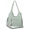 Torebka Damska Shopper Modna Pojemna A4 Torba na Ramię Pasek CH3357 Zielona