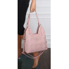 Torebka Damska Shopper Modna Pojemna A4 Torba na Ramię Pasek CH3357 Różowa