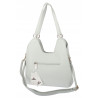 Torebka Damska Shopper Modna Pojemna A4 Torba na Ramię Pasek CH3357 Szara