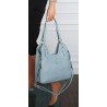 Torebka Damska Shopper Modna Pojemna Torba na Ramię Pasek CH3357 Niebieska